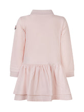 MONCLER KIDS - Abito Polo con Gonna Arricciata - Rosa - LIDIASHOPPING® - Official Website