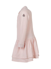 MONCLER KIDS - Abito Polo con Gonna Arricciata - Rosa - LIDIASHOPPING® - Official Website