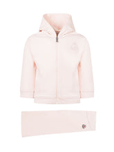 MONCLER KIDS - Completo con Felpa Girocollo e Pantaloni - Rosa - LIDIASHOPPING® - Official Website