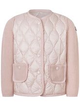 MONCLER KIDS - Cardigan con Pannello Trapuntato - Rosa - LIDIASHOPPING® - Official Website