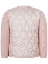 MONCLER KIDS - Cardigan con Pannello Trapuntato - Rosa - LIDIASHOPPING® - Official Website