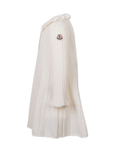 MONCLER KIDS - Abito in Maglia con Colletto - Bianco - LIDIASHOPPING® - Official Website