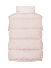 MONCLER KIDS - Gilet Badia con Collo Alto - Beige - LIDIASHOPPING® - Official Website