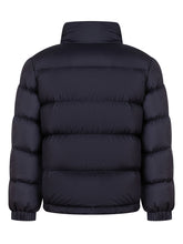 MONCLER KIDS - Piumino Jarek con Cappuccio - Blu - LIDIASHOPPING® - Official Website