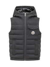 MONCLER KIDS - Wystan Quilted Hooded Vest - - LIDIASHOPPING® - Official Website