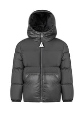 MONCLER KIDS - Barin Puffer Jacket with Chest Pocket - Grey - LIDIASHOPPING® - Official Website