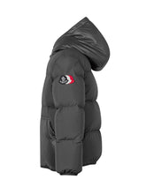 MONCLER KIDS - Barin Puffer Jacket with Chest Pocket - Grey - LIDIASHOPPING® - Official Website