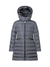 MONCLER KIDS - Piumino Lungo Charpal con Cappuccio - Grigio - LIDIASHOPPING® - Official Website