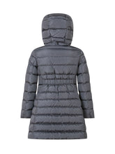 MONCLER KIDS - Piumino Lungo Charpal con Cappuccio - Grigio - LIDIASHOPPING® - Official Website