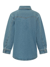MONCLER KIDS - Shirt with Flap Pockets - Blue - LIDIASHOPPING® - Official Website