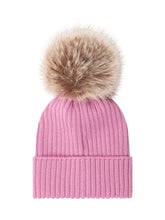 MONCLER KIDS - Knitted Hat With Pom Pom - Pink - LIDIASHOPPING® - Official Website