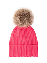 MONCLER KIDS - Cappello in Maglia con Pompon - Rosa - LIDIASHOPPING® - Official Website