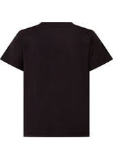 MONCLER KIDS - T-shirt con Maxi Scritta Frontale - Nero - LIDIASHOPPING® - Official Website