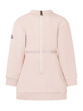 MONCLER KIDS - Abito con Pieghe e Vita Segnata - Rosa - LIDIASHOPPING® - Official Website