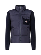 MONCLER KIDS - Cardigan Imbottito - Blu - LIDIASHOPPING® - Official Website