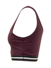 OFF-WHITE - LY College Cropped Top with Lettering Band - Purple - LIDIASHOPPING® - Official Website