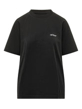 OFF-WHITE - Flower T-shirt with Application - Black - LIDIASHOPPING® - Official Website