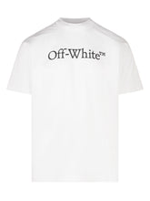 OFF-WHITE - T-shirt con Stampa Lettering Ampia - Bianco - LIDIASHOPPING® - Official Website