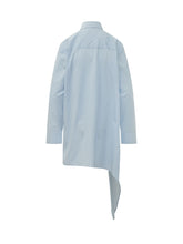 OFF-WHITE - Abito Camicia Asimmetrico - Blu - LIDIASHOPPING® - Official Website