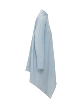 OFF-WHITE - Abito Camicia Asimmetrico - Blu - LIDIASHOPPING® - Official Website