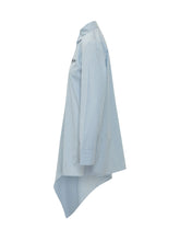 OFF-WHITE - Abito Camicia Asimmetrico - Blu - LIDIASHOPPING® - Official Website