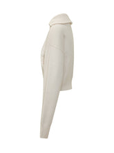 COPERNI - Maglia Corta con Collo Alto e Zip - Bianco - LIDIASHOPPING® - Official Website
