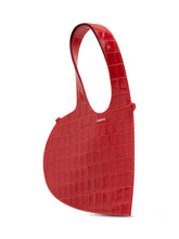 COPERNI - Mini Heart Tote Effetto Coccodrillo - Rosso - LIDIASHOPPING® - Official Website