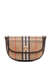 BURBERRY - Highlands Check Shoulder Bag - Beige - LIDIASHOPPING® - Official Website