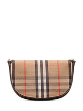 BURBERRY - Highlands Check Shoulder Bag - Beige - LIDIASHOPPING® - Official Website