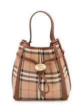 BURBERRY - Borsa Bucket Drawstring - Marrone - LIDIASHOPPING® - Official Website