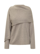 LOULOU DE SAISON - Maglia con Sciarpa Integrata - Beige - LIDIASHOPPING® - Official Website