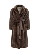 HERNO - Long Belted Coat - Brown - LIDIASHOPPING® - Official Website