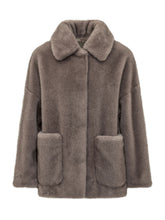 HERNO - Faux Fur Jacket - Grey - LIDIASHOPPING® - Official Website
