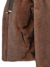 HERNO - Giacca con Cappuccio in Faux Fur - Marrone - LIDIASHOPPING® - Official Website