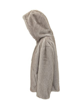 HERNO - Giacca con Cappuccio in Faux Fur - Grigio - LIDIASHOPPING® - Official Website