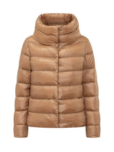 HERNO - Puffer Jacket with Wrap Collar - Brown - LIDIASHOPPING® - Official Website