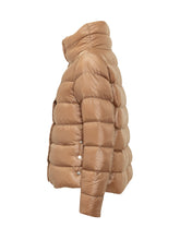 HERNO - Puffer Jacket with Wrap Collar - Brown - LIDIASHOPPING® - Official Website
