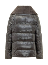 HERNO - Puffer Bomber with Wide Collar - Black - LIDIASHOPPING® - Official Website