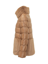 HERNO - Piumino con Inserti in Faux Fur - Marrone - LIDIASHOPPING® - Official Website