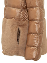 HERNO - Piumino con Inserti in Faux Fur - Marrone - LIDIASHOPPING® - Official Website