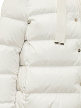 HERNO - Piumino Cappa con Nastri Decorativi - Bianco - LIDIASHOPPING® - Official Website
