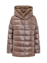 HERNO - Puffer Jacket with Wide Collar - Brown - LIDIASHOPPING® - Official Website