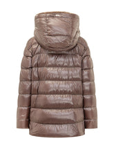 HERNO - Puffer Jacket with Wide Collar - Brown - LIDIASHOPPING® - Official Website