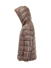 HERNO - Puffer Jacket with Wide Collar - Brown - LIDIASHOPPING® - Official Website