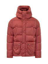 HERNO - Piumino Bomber con Cappuccio - Rosso - LIDIASHOPPING® - Official Website
