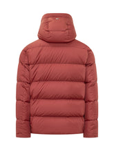 HERNO - Piumino Bomber con Cappuccio - Rosso - LIDIASHOPPING® - Official Website
