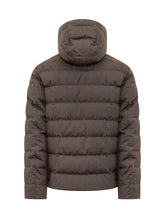 HERNO - Piumino con Cappuccio - Marrone - LIDIASHOPPING® - Official Website