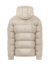 HERNO - Piumino Lucido con Cappuccio - Beige - LIDIASHOPPING® - Official Website