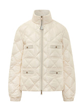 MONCLER - Lavaret Quilted Jacket - White - LIDIASHOPPING® - Official Website