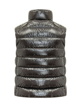 MONCLER - Gilet Frelon con Tasche Applicate - Nero - LIDIASHOPPING® - Official Website